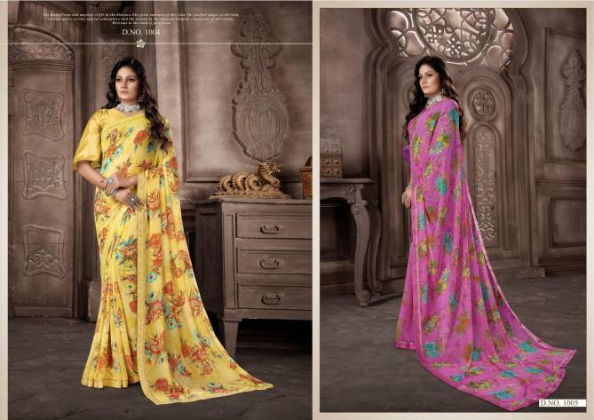 Ratandeep Riya Latest Designer Regular Wear Georgette Saree Collection